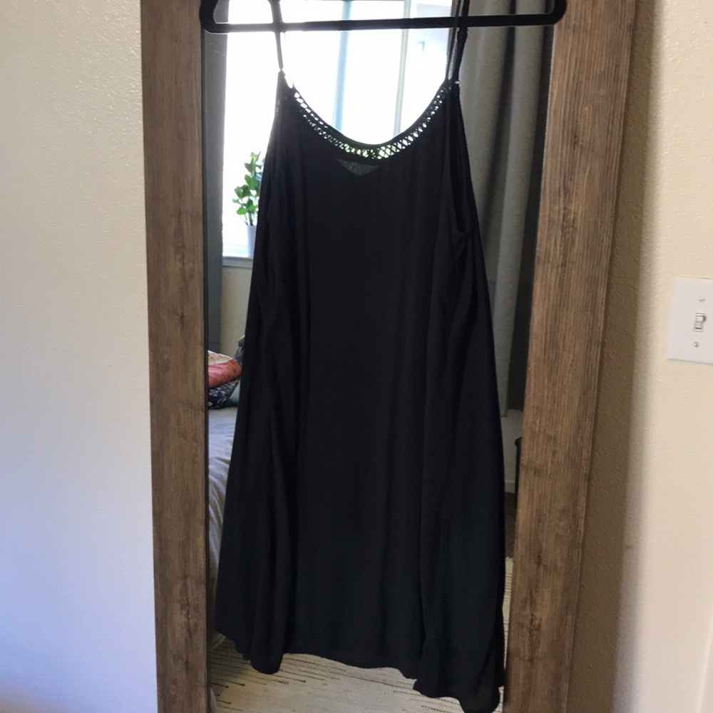 Black cami dress